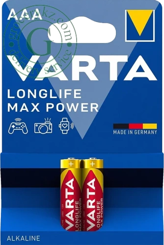 Varta Longlife Max Power AAA batteries, 2 pc