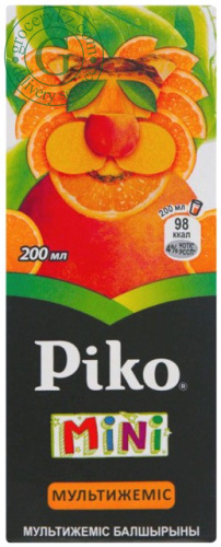Piko multifruit juice, mini, 200 ml