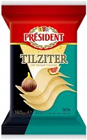 President Tilsiter hard cheese, 160 g