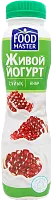 Foodmaster drinking live yogurt, pomegranate, 280 g