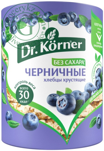 Dr. Korner cereal crispbread, blueberry, 100 g