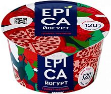 Epica yogurt, pomegranate and raspberries, 130 g