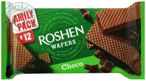 Roshen wafers, choco, 216 g