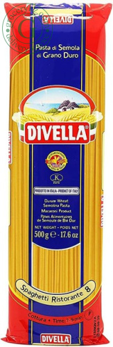 Divella Spaghetti Ristorante 8 pasta, 500 g