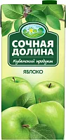 Sochnaya Dolina apple juice, 0.95 l