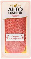 Alto Concetto salami with truffles cured sausage, sliced, 100 g