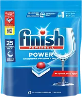 Finish Powerball Power All in 1 dishwasher tablets, 25 tablets