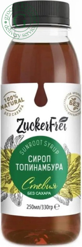 ZuckerFrei sunroot syrup, stevia, 250 ml