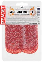 Remit abricolette uncooked smoked sausage, sliced, 70 g