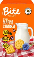 Bite gluten free cookies, cream, 100 g
