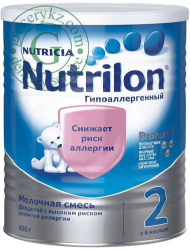 Nutrilon Hypoallergenic 2 baby milk powder, 400 g
