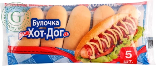 Bimbo hot dog buns, 5 pc, 200 g