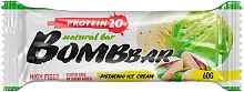 Bombbar protein bar, pistachio icecream, 60 g