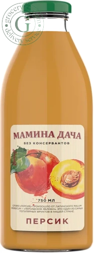 Mamina Dacha peach juice, 750 ml