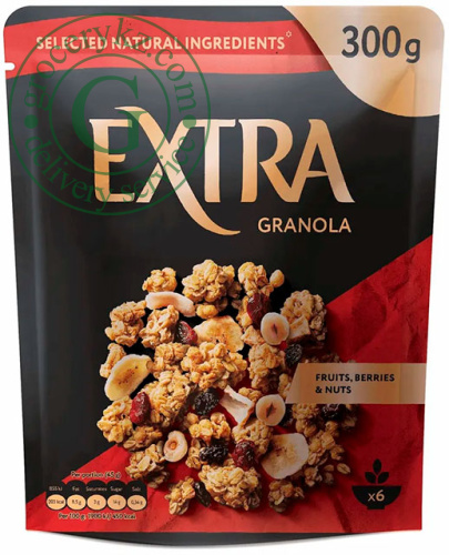 Extra granola, fruits, berries and nuts, 300 g