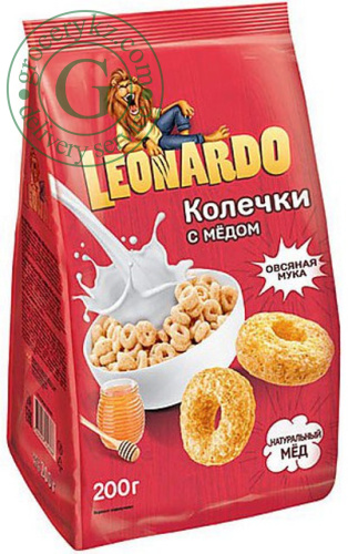 Leonardo honey rings, 200 g