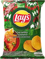 Lay's potato chips, cheddar cheese with jalapeños, 105 g