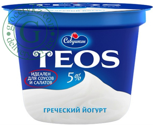 TEOS greek yogurt, classic, 5%, 250 g