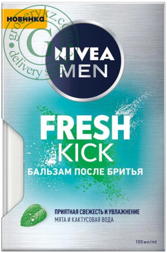 Nivea aftershave balm, fresh kick, 100 ml