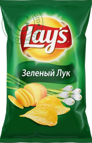Lay's potato chips, green onion, 140 g
