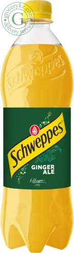 Schweppes tonic water, ginger ale, 850 ml
