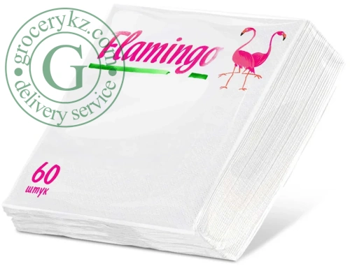 Flamingo paper napkins (60 in 1)