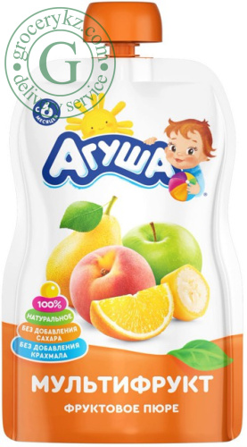 Agusha baby puree, multifruit, 90 g