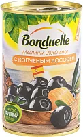 Bonduelle canned green olives stuffed with smoked salmon, 314 ml