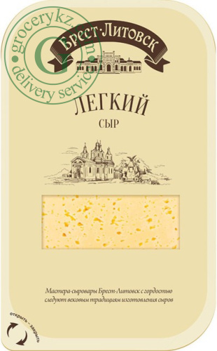 Brest Litovsk Light semi hard cheese, sliced, 150 g