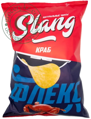 Slang potato chips, crab, 130 g