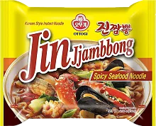 Ottogi Jin Jjambbong spicy seafood noodles, 130 g