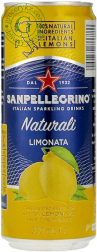 Sanpellegrino Naturali Limonata drink, 330 ml
