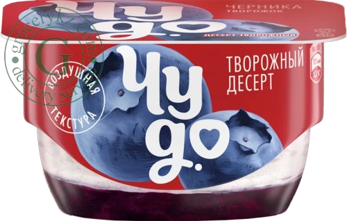 Chudo curd yogurt, blueberry, 100 g