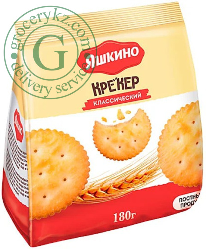 Yashkino crackers, classic, 180 g