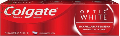 Colgate Optic White toothpaste, 75 ml