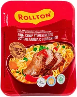 Rollton homemade beef noodles, hot, 90 g