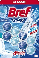 Bref Power Activ refresh box for toilet bowl, ocean breeze, 100 g