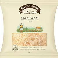 Brest Litovsk Maasdam semi hard cheese, grated, 200 g
