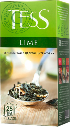 Tess Lime green tea, 25 bags