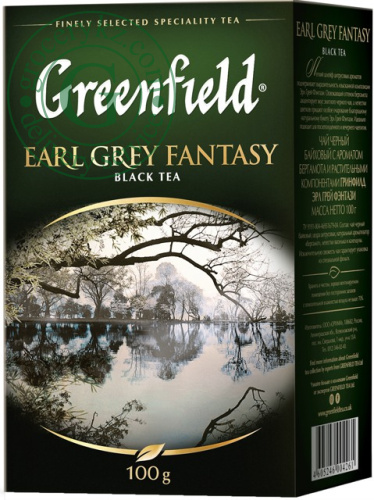 Greenfield Earl Grey black loose tea, 100 g