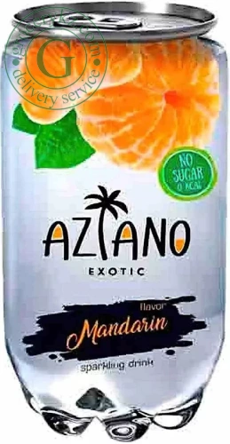 Aziano sparkling drink, tangerine, 350 ml