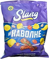 Slang potato corrugated chips, BBQ ribs, 60 g