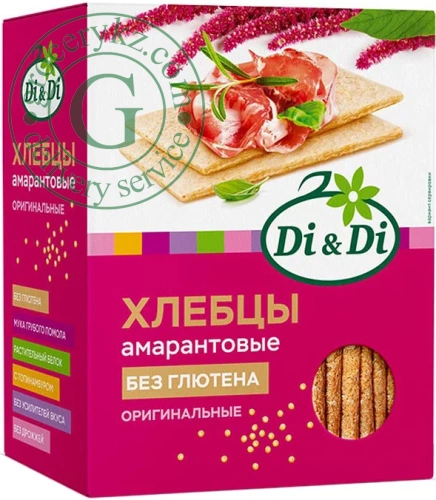 Di&Di amaranth crispbread, 195 g