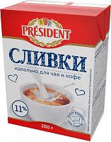 President cream, 11%, 200 g