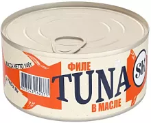 SK tuna fillet in oil, 140 g