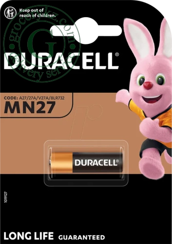 Duracell MN27 battery, 1 pc