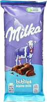Milka Bubbles porous milk chocolate, 80 g