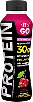 Let's Go high protein cocktail, cherry and lingonberry, 340 g