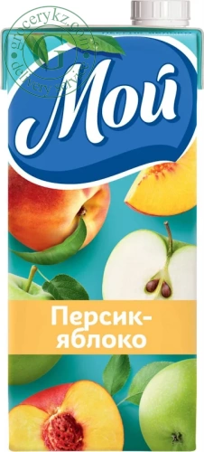 Moy peach and apple juice, 0.95 l Moy peach and apple juice, 0.95 l