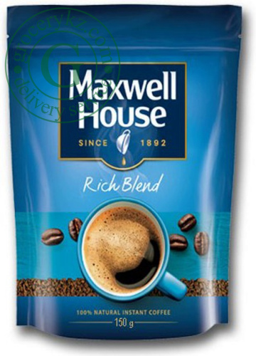 Maxwell House Rich Blend instant coffee, 150 g